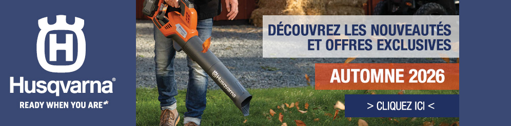 D�couvrez les nouveaut�s et offres exclusives HUSQVARNA automne 2026