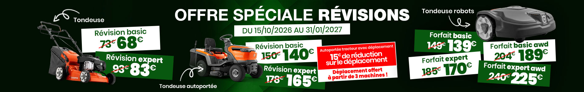 Offre sp�ciale r�visions